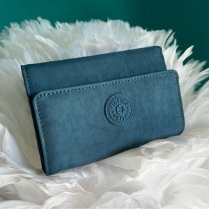 NEW🔖Kipling Navy Blue Foldable Wallet Card Organzier